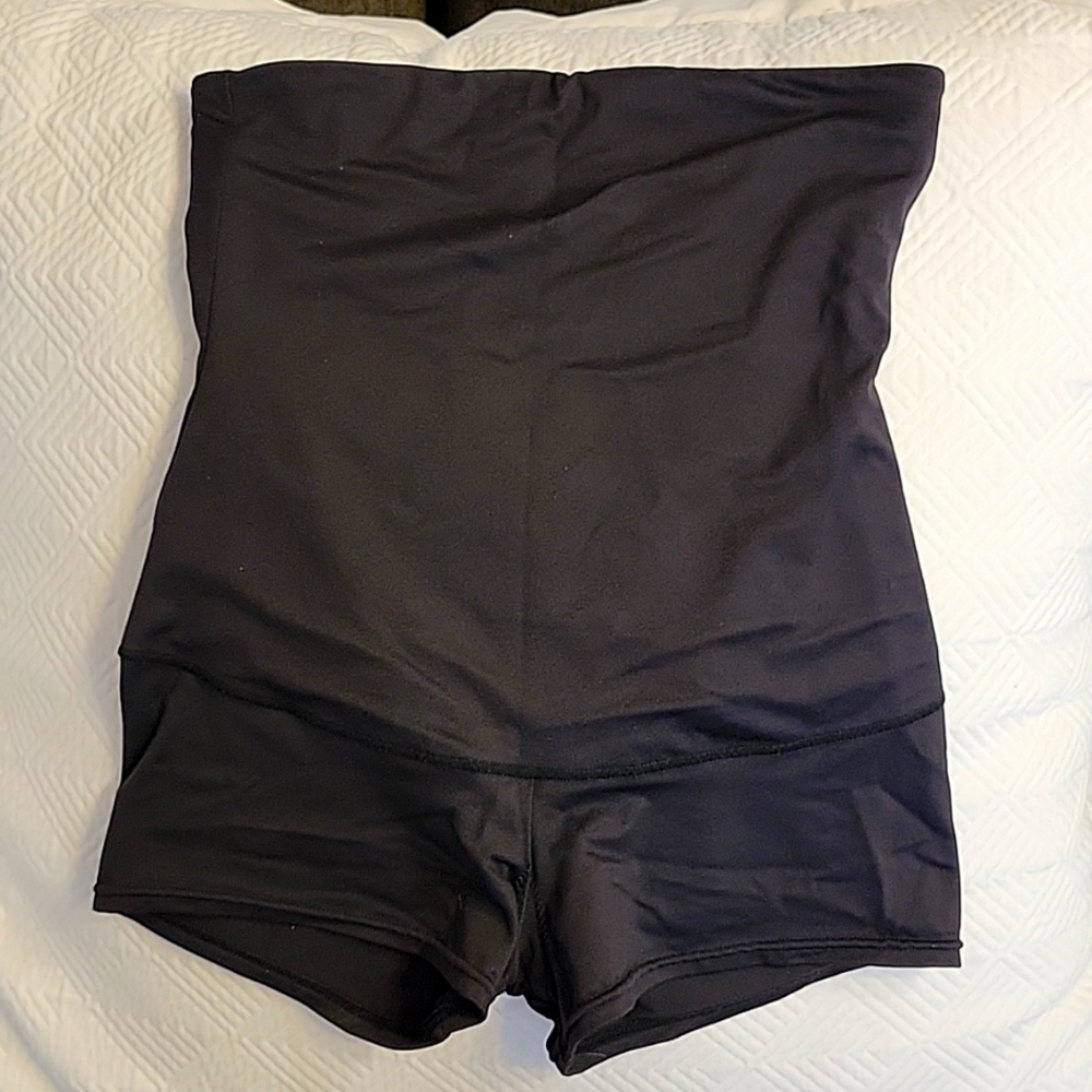 ✨️UPDATED✨Maidenform Self Expressions High-Waist Boyshort Shapewear BLK Med NWOT